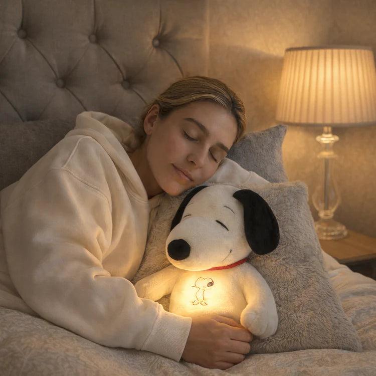Snoopy White Plush Comfort Toy with Music & Lights for Kid
